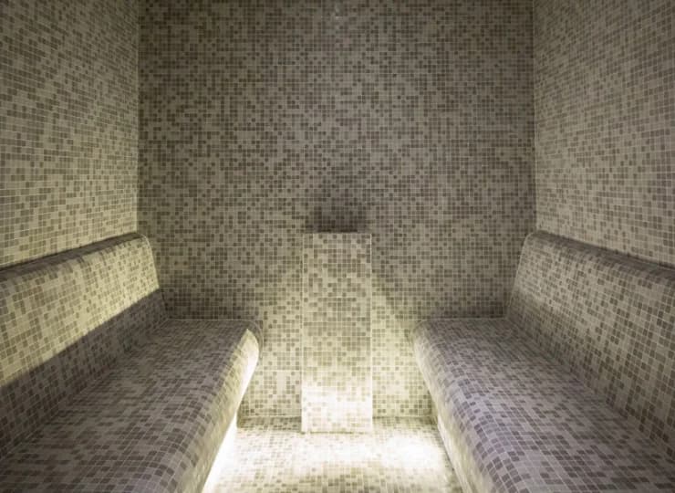 Przygotowano także sprzyjającą odprężeniu łaźnię fińską