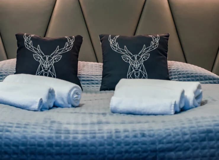 Motywem przewodnim pensjonatu Wójcik SPA jest nowoczesny jeleń