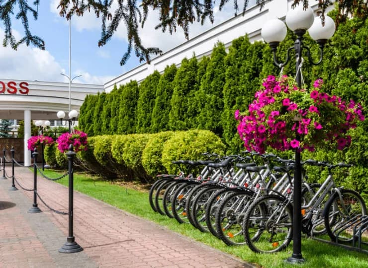 Hotel sąsiaduje z Mazowieckim Parkiem Krajobrazowym