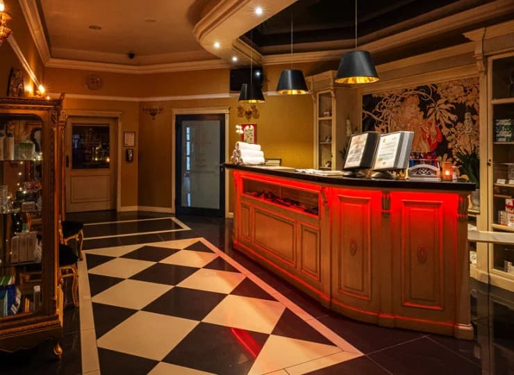 Recepcja strefy Royal SPA