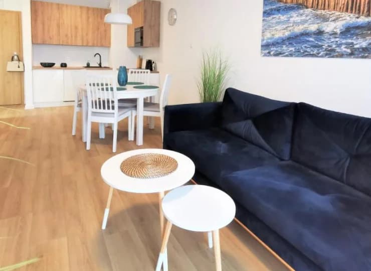 W wielu apartamentach dekorację tworzą piękne fototapety