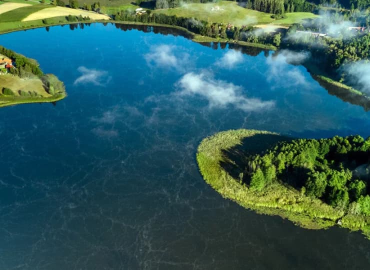 Zalesie Mazury Active Spa znajduje się wprost nad jeziorem Orzyc