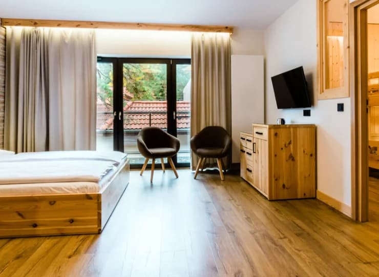 Apartamenty rodzinne 2+2 są dwupokojowe