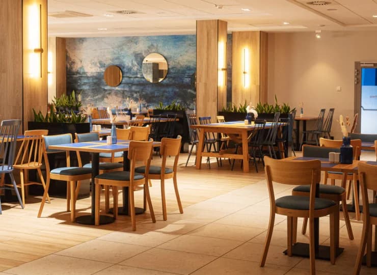 Wnętrza restauracji w Porta Mare