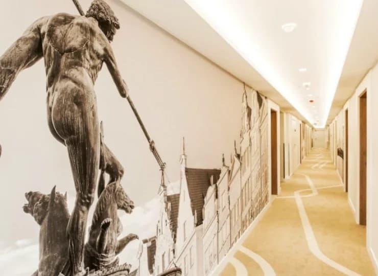 Klimat Hotelu odnosi się do tradycyjnych zabytków Gdańska