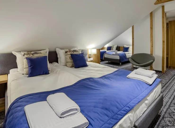 Pokój 4-osobowy ma aż 30 m2 powierzchni