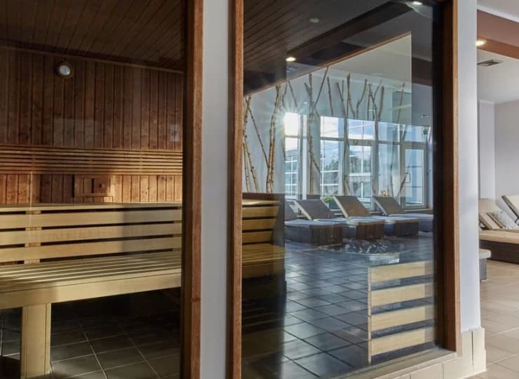 W strefie Wellness znajduje się także sauna sucha