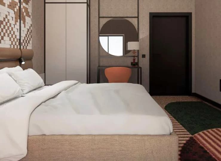 Sypialnia aprtamentu Executive Suite