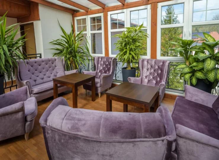Wnętrza hotelu także są eleganckie i przyjemne