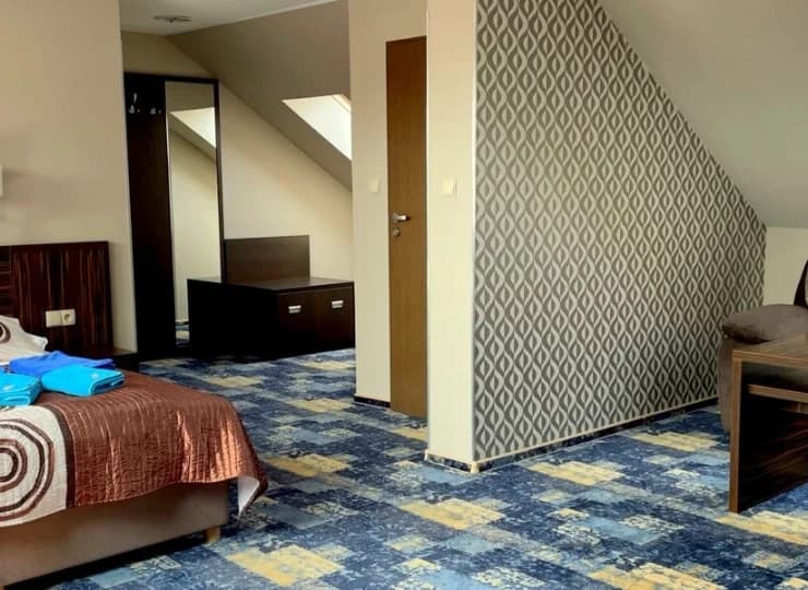 Tutejsze pokoje, apartamenty i studia przygotowano z myślą o rodzinach