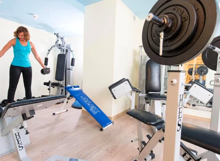 Aktywni goście mogą skorzystać z sali fitness