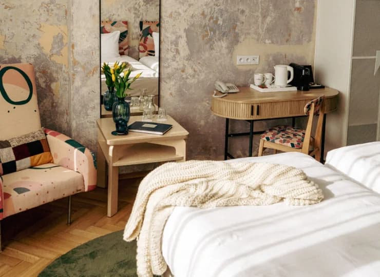 Wnętrza są stylowe i przytulne