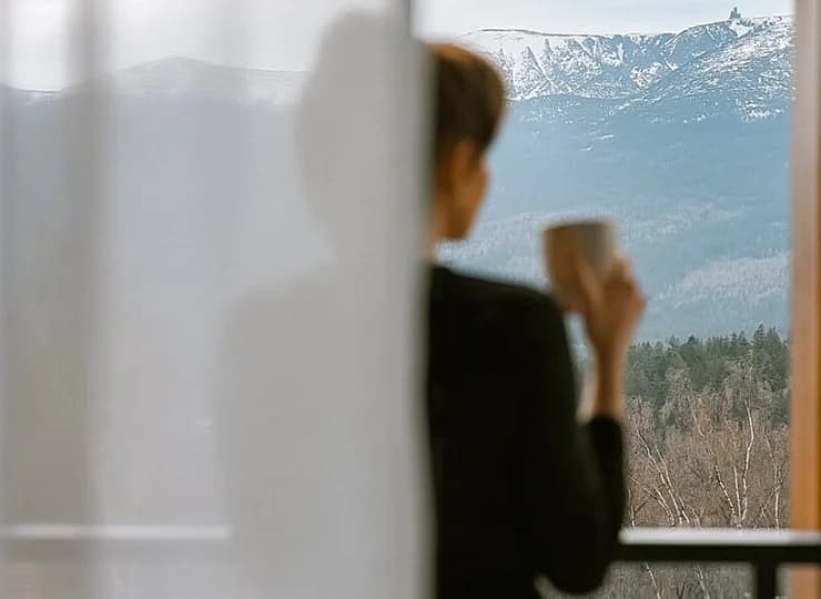 Z resortu rozciągają się panoramy Karkonoszy