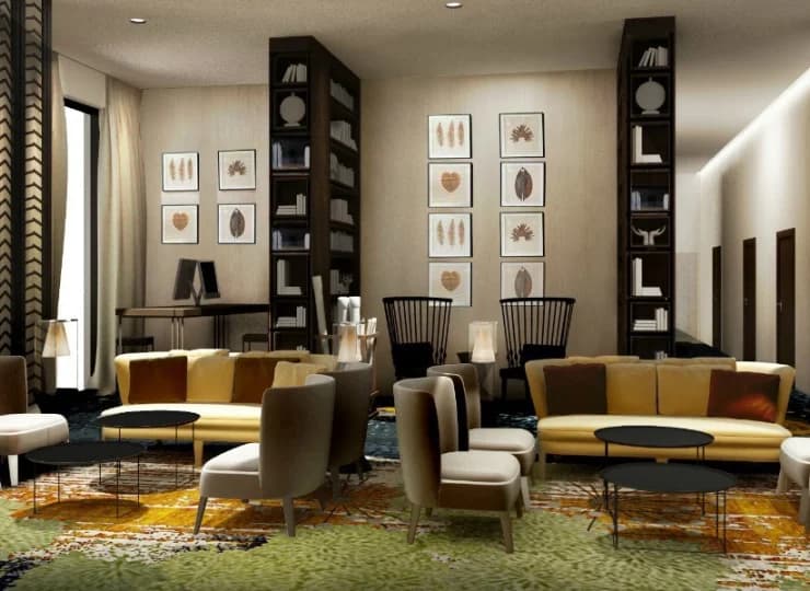 Wystrój wnętrz Hotelu Sadova sprzyja relaksowi