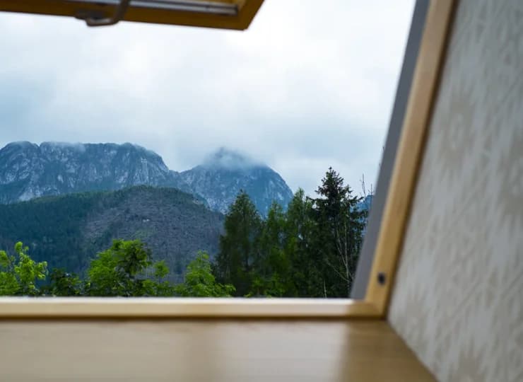 Villa znajduje się bardzo blisko szlaku na Giewont