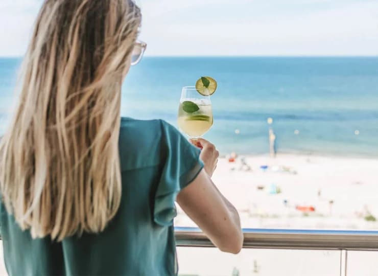 Wspaniała lokalizacja hotelu pozwala na błogi odpoczynek nad Bałtykiem