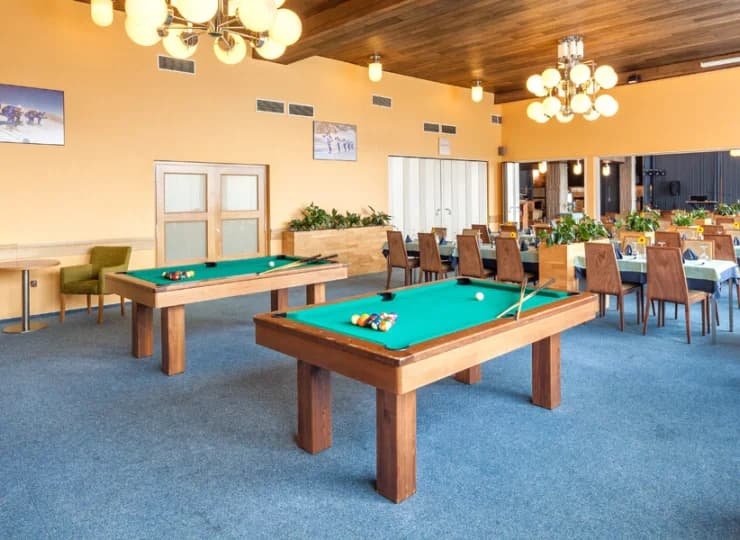 W hotelu znajdują się także stoły do bilarda