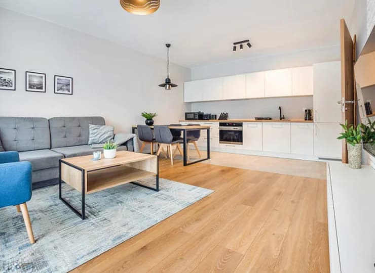 Apartamenty są nowoczesne i przestronne