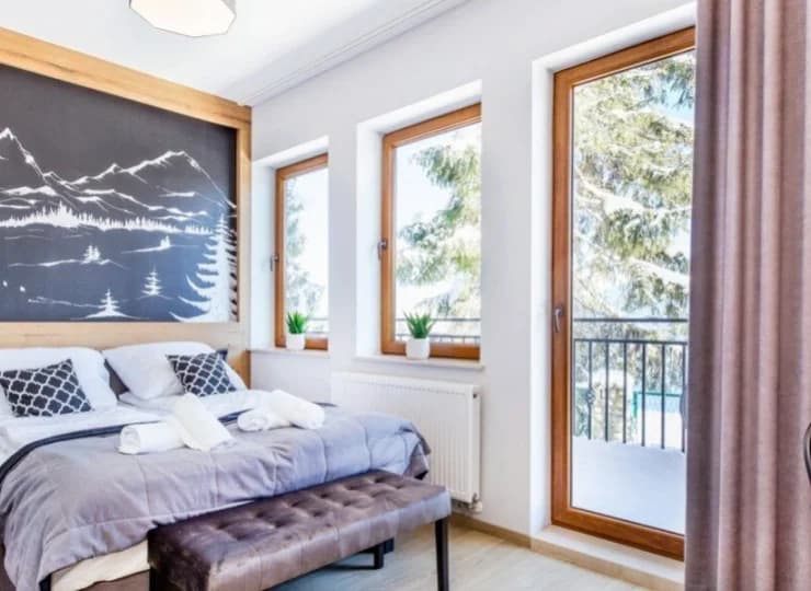 2-os. apartament Bystry jest położony na 1. piętrze