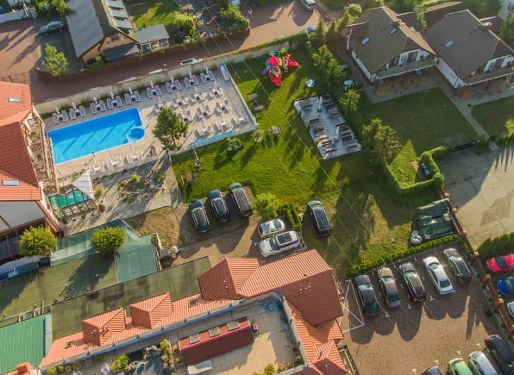 Hotel Kahlberg z lotu ptaka