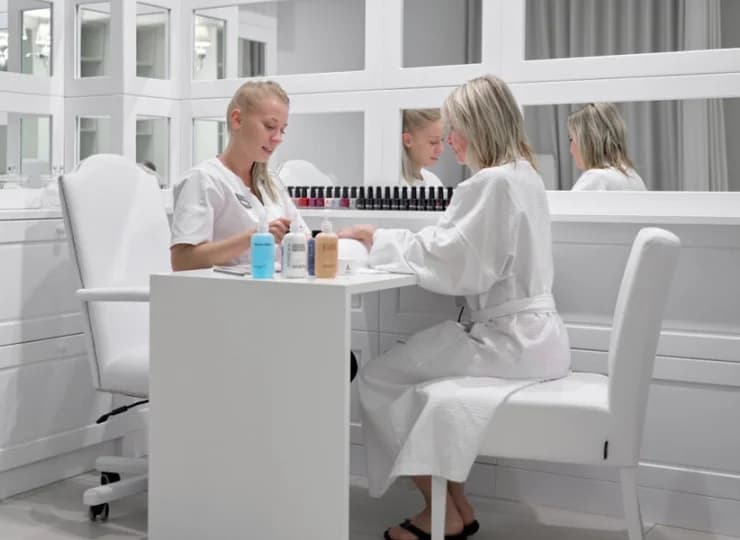 W strefie SPA znajdują się także gabinety, w których można poprawić urodę