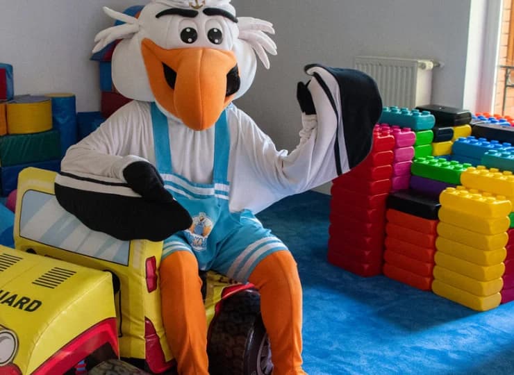Dla maluszków przygotowano osobny pokój zabaw