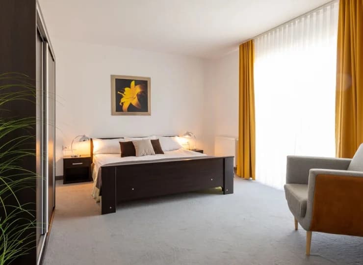 Pokoje LUX są stylowo i elegancko urządzone