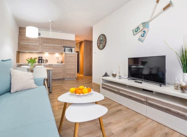 W każdym apartamencie jest TV i wifi