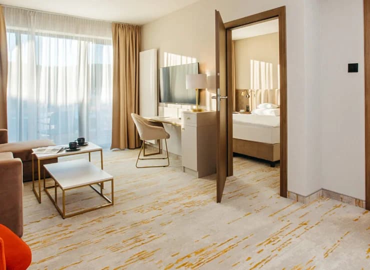 Apartamenty classic plus mają prywatną saunę w łazience