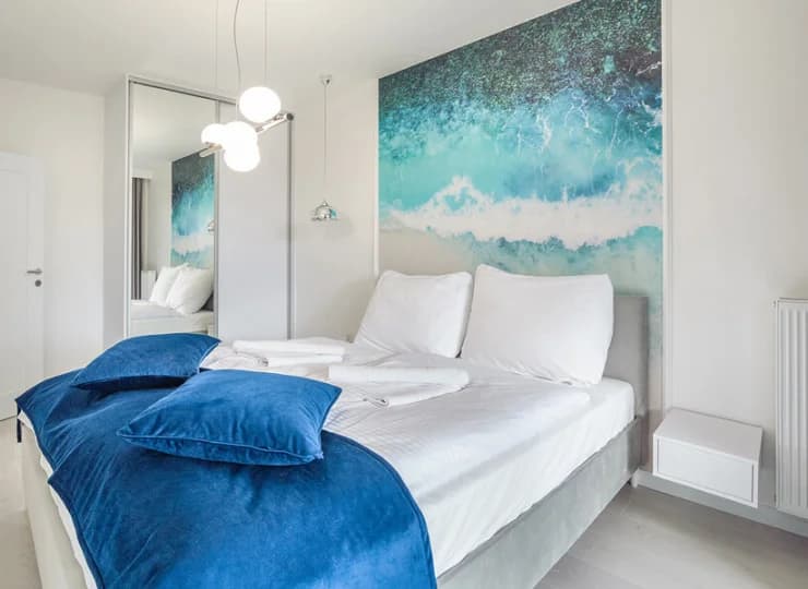 W każdym apartamencie wybrano unikalny dominujący kolor