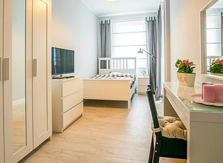Apartamenty są 2 lub 4-osobowe