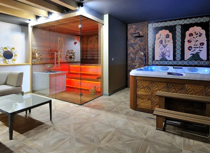 Przygotowano tutaj pełną atrakcji strefę SPA & wellness na Mazurach