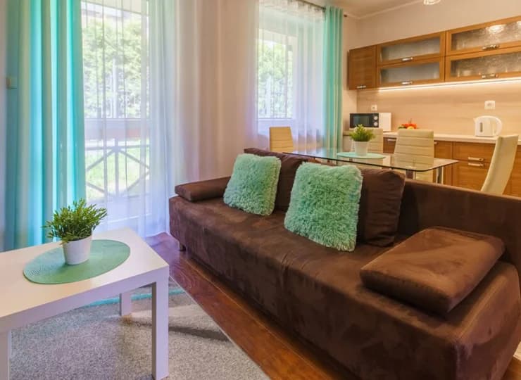 Pokój dzienny apartamentu nr 6