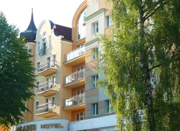 Hotel Polaris jest położony w uzdrowiskowej części Świnoujścia