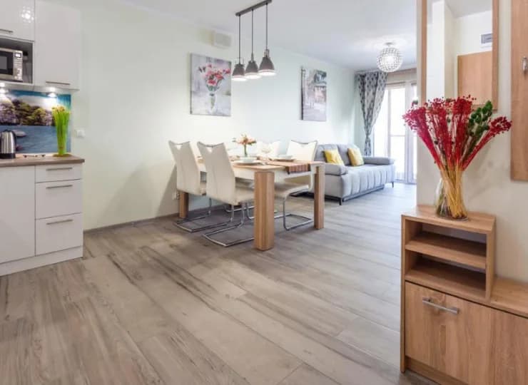 Apartamenty są przyjemnie urządzone