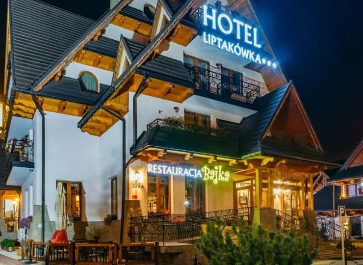 W hotelu znajduje się urokliwa restauracja Bajka