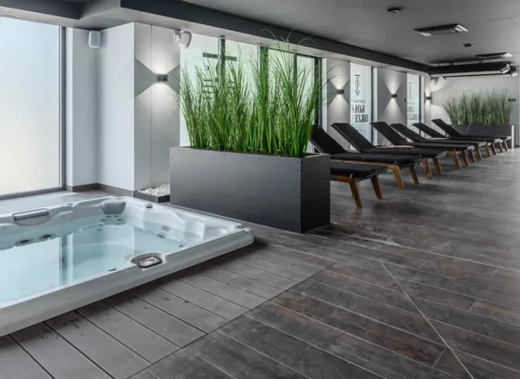 Goście apartamentów mogą korzystać ze strefy wellness & SPA