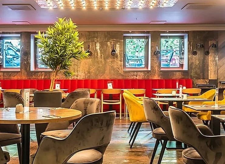 Wnętrza Posner Bistro - hotelowej restauracji