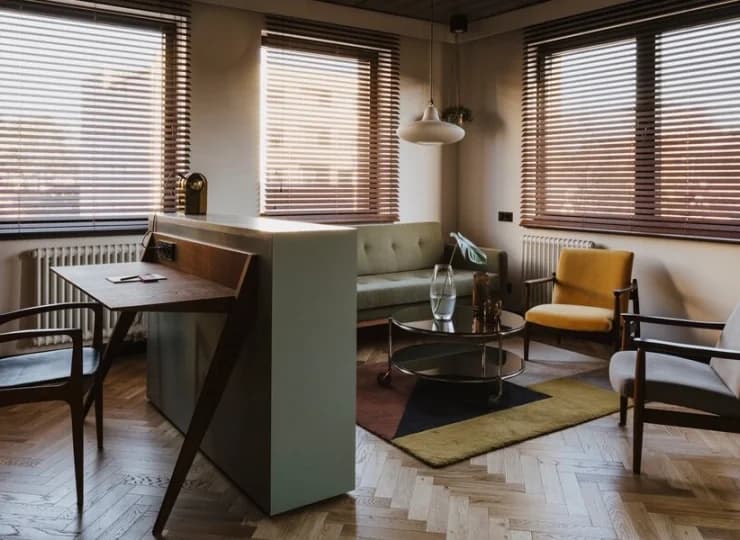 Wnętrze apartamentu jest przestronne