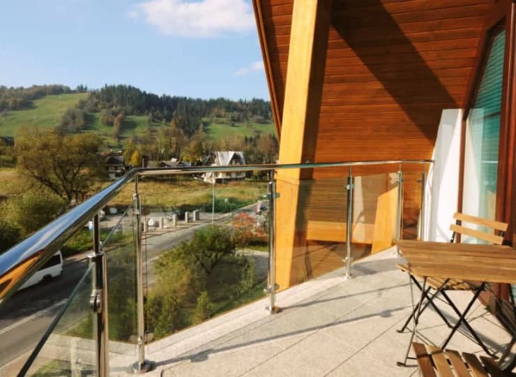 Każdy apartament dysponuje prywatnym tarasem