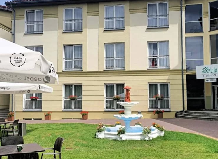 Dom Zdrowia*** Lila jest położony w cichym zakątku Ciechocinka blisko tężni