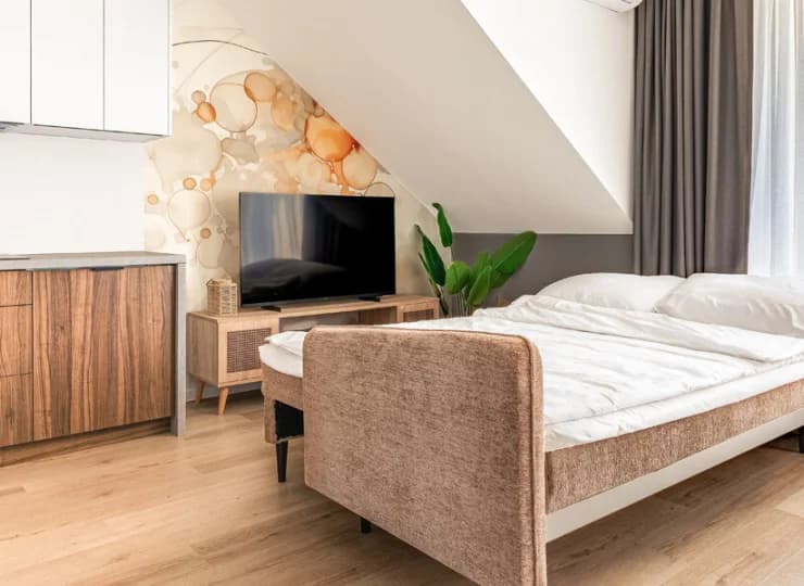 Apartamenty Japandi mają 37 m2 powierzchni