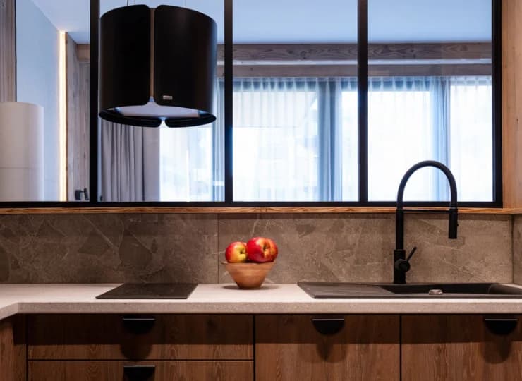 Każdy apartament ma aneks kuchenny