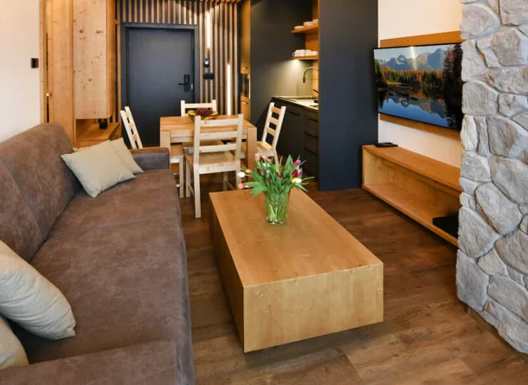 Apartamenty 2-osobowe są kameralne i bardzo funkcjonalne