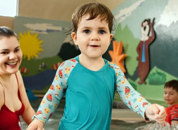 To bezpieczne miejsce wodnych zabaw dla najmłodszych
