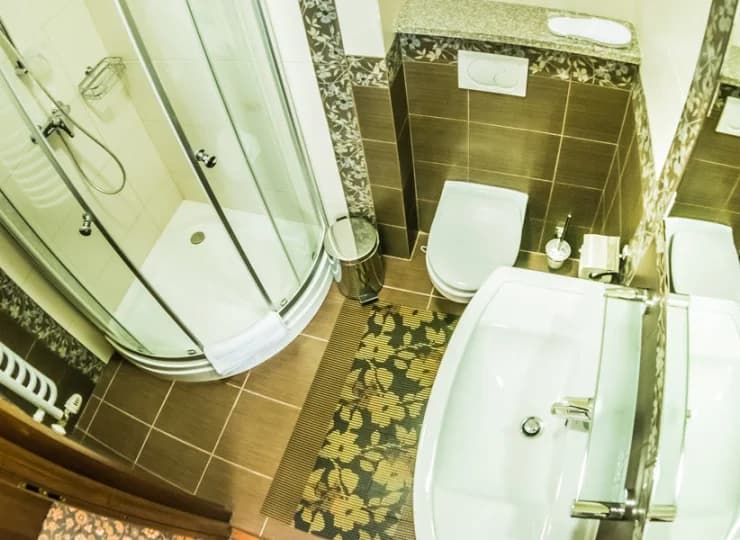 Każdy pokój posiada prywatną łazienkę