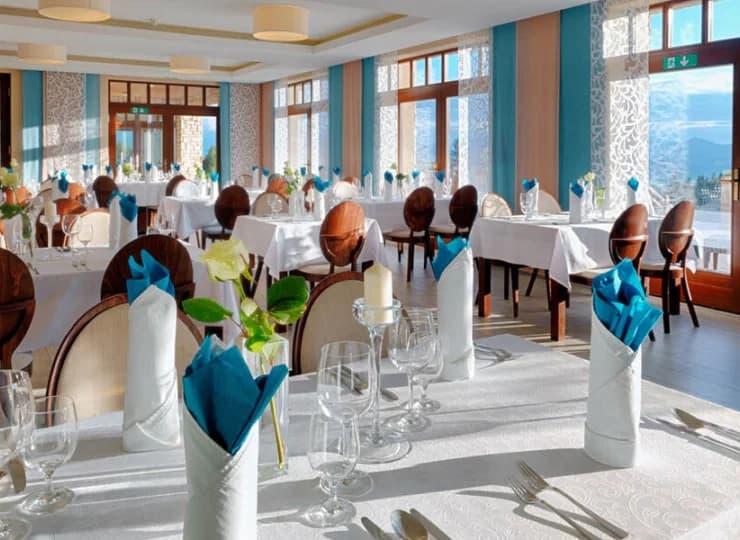 W restauracja goście codziennie witają dzień smacznym śniadaniem