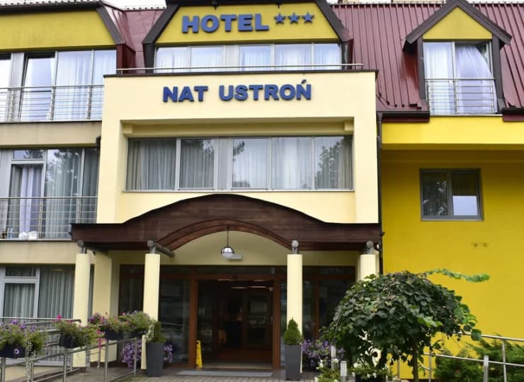 Hotel*** NAT jest położony w Ustroniu nad Wisłą