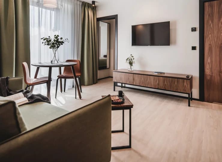 Apartament standard to świetny wybór na podróż służbową