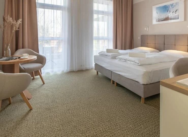 Wnętrza urządzono w eleganckim stylu